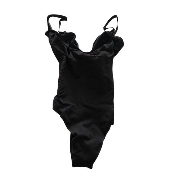 SKIMS New Seamless Sculpt Low Back Thong Bodysuit Onyx Size 2X / 3X - Picture 2 of 11